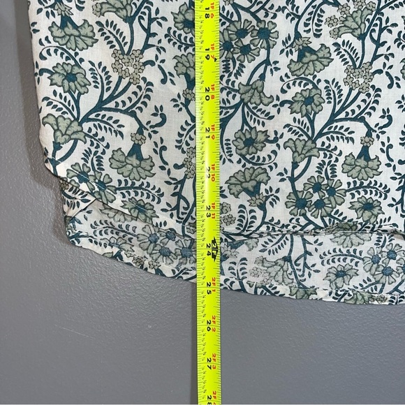 Sundance Cotton Boho Dainty Floral Fall Colors Print Long Sleeve Top Size Small - Picture 7 of 8